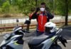 Berkendara tetap Nyaman saat Hujan Abu dan Asap, Ini Tipsnya