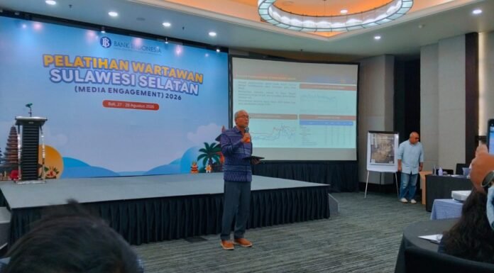 Melambat di TW II-2026, Dorong Pemerintah Gali Sumber Ekonomi Baru, BI Sulsel Optimis Pertumbuhan hingga 6,2 Persen