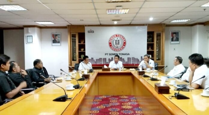 Bangun Kolaborasi Strategis, Pengurus PWI Sulsel Sambangi Semen Tonasa